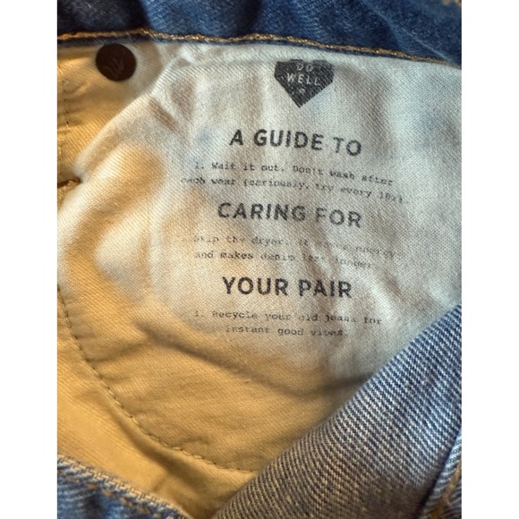 Madewell The Perfect Jean Short Women Sz 26 High Rise Y2K Blue Denim Raw Ullman - Picture 11 of 15